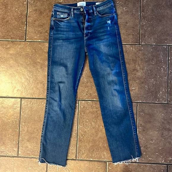 Frame Le Sylvie Slender Straight Jeans -28 - Picture 2 of 6